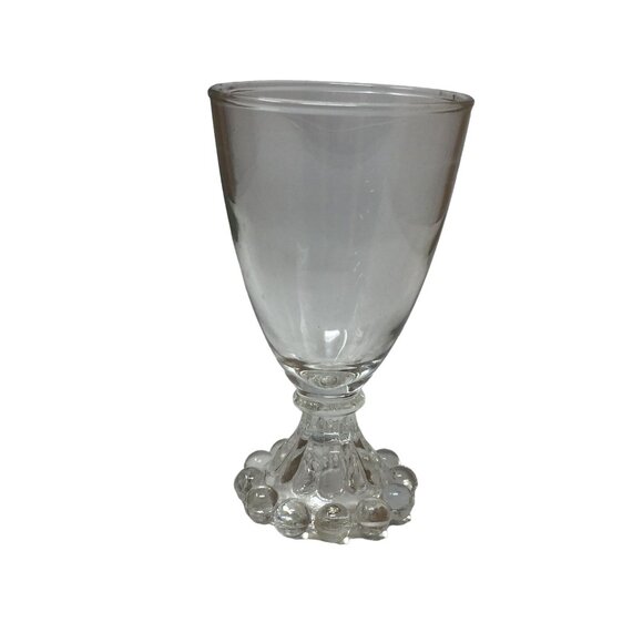 Vintage Anchor Hocking Clear Glass Juice/Liquor Footed Glass - Picture 1 of 7